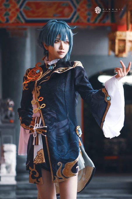 在庫限りセール 原神 行秋【三分妄想】コスプレ衣装 Mサイズフルセット