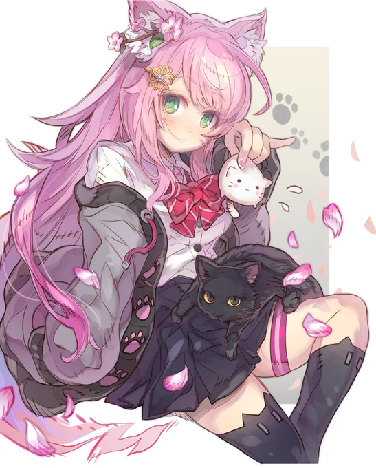 リクエストありがとうございました (*'▽')🌸🌸
#Skeb 