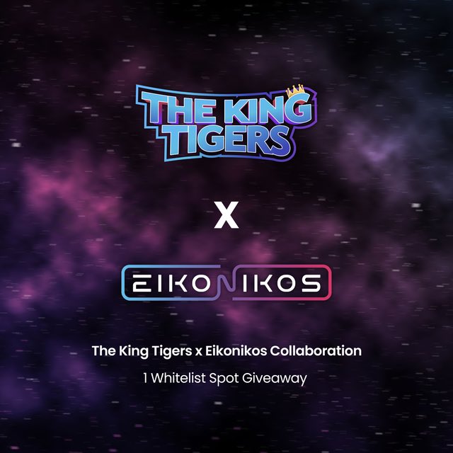 TheKingTigerz's tweet image. EIKONIKOS x The King Tigers 🤝

We have collaborated with @Eikonikos_HQ to giveaway 1 WL spot for their upcoming launch!🥳

To join:
✅ Follow @TheKingTigerz &amp;amp; @Eikonikos_HQ 
✅ Like &amp;amp; RT
✅ Tag 3 friends

Ends in 24 hours!⏳

#CNFTGiveaway #CNFT #CardanoNFT #Metaverse #NFT