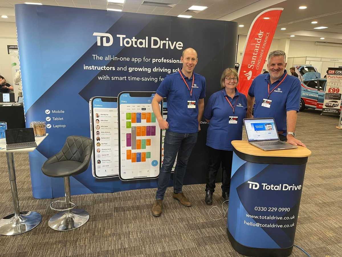 totaldriveapp's tweet photo. We had a great time at the @instructorshow over the weekend. 

It was great to see so many people from the industry come together and listen to some great talks 👏

Were you there? Let us know your Show highlights! https://t.co/VqHKMwHub0