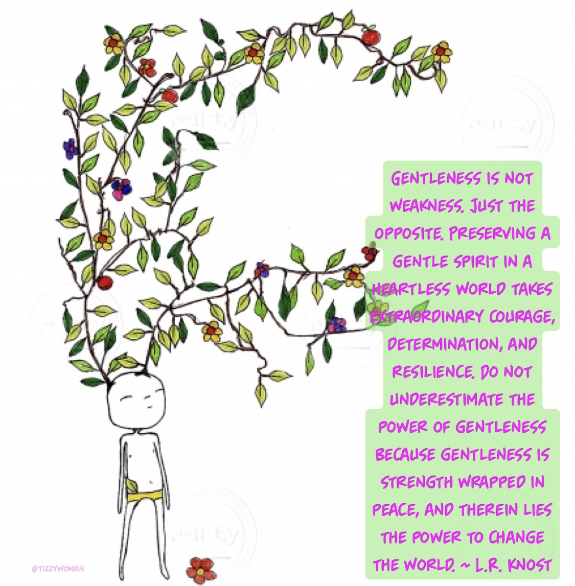 tizzywoman's tweet photo. #MorningVibe 

Only the weak are cruel. Gentleness can only be expected from the strong.
~ Leo Buscaglia

#BeGentleWithYourself 
#BeGentleWithOthers

#TheNationalInspirer https://t.co/vWZYFWBkUL