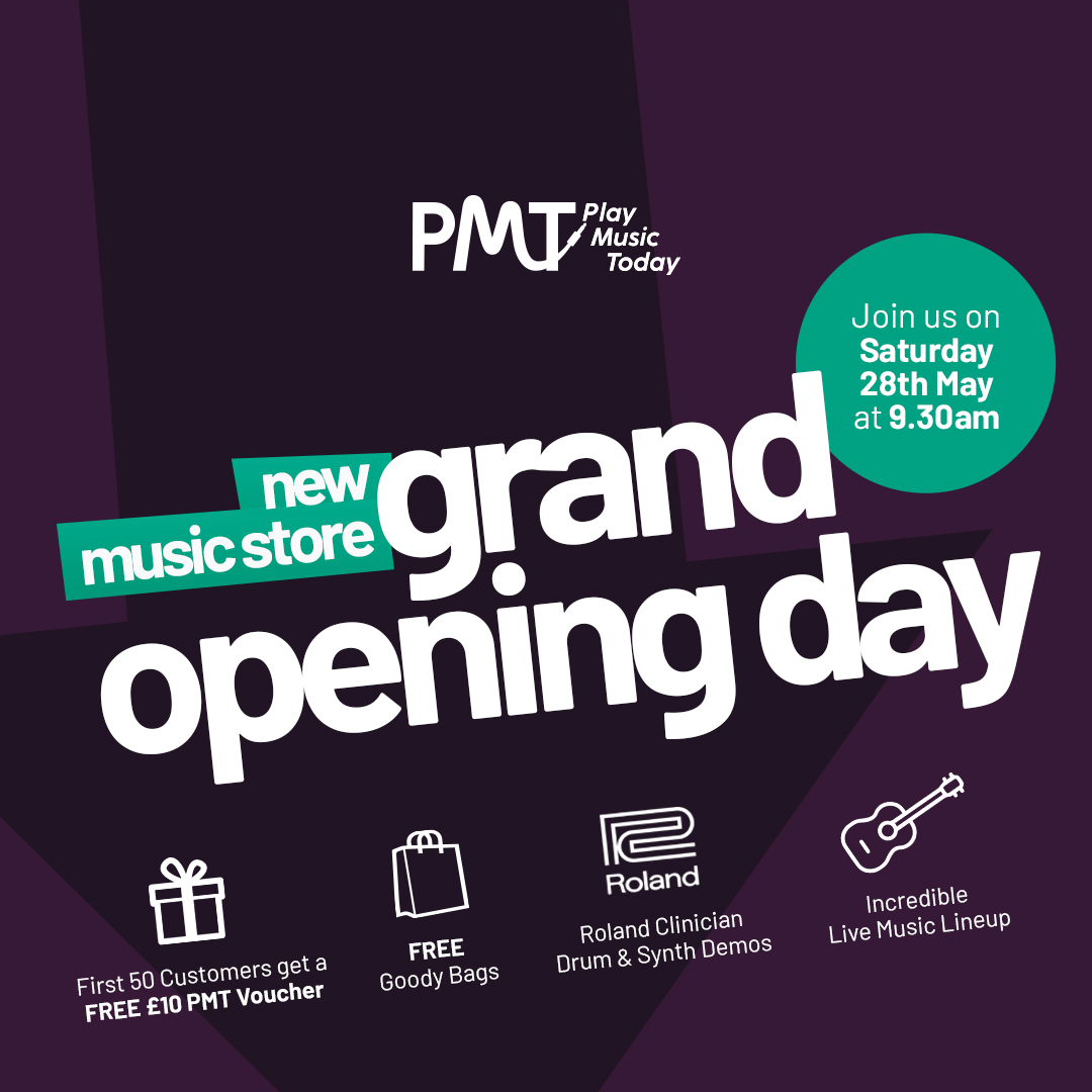 playmusictoday's tweet photo. This Saturday! 😎 We have some AMAZING competition prizes to give away including @TaylorGuitars GTe Urban Ash, TourTech TT-22M Electronic Drums, a @Fender  AM Performer Strat, @prsguitars Tonare, plus an amazing studio bundle! 🔥

Check out all info here: https://t.co/UMHXyJQ59i https://t.co/btqi4SGGIp