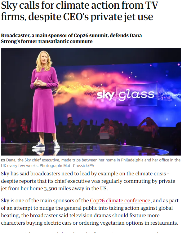 DaveAtherton20's tweet image. I heard on @danwootton's show on @GBNEWS that @SkyNews' Daily Climate Show has been cancelled because no one watches it. 

Sky is owned by @comcast, a woke media 
company. American Dana Strong is CEO &amp;amp; heavily criticised or flying into work from Philadelphia by private jet.