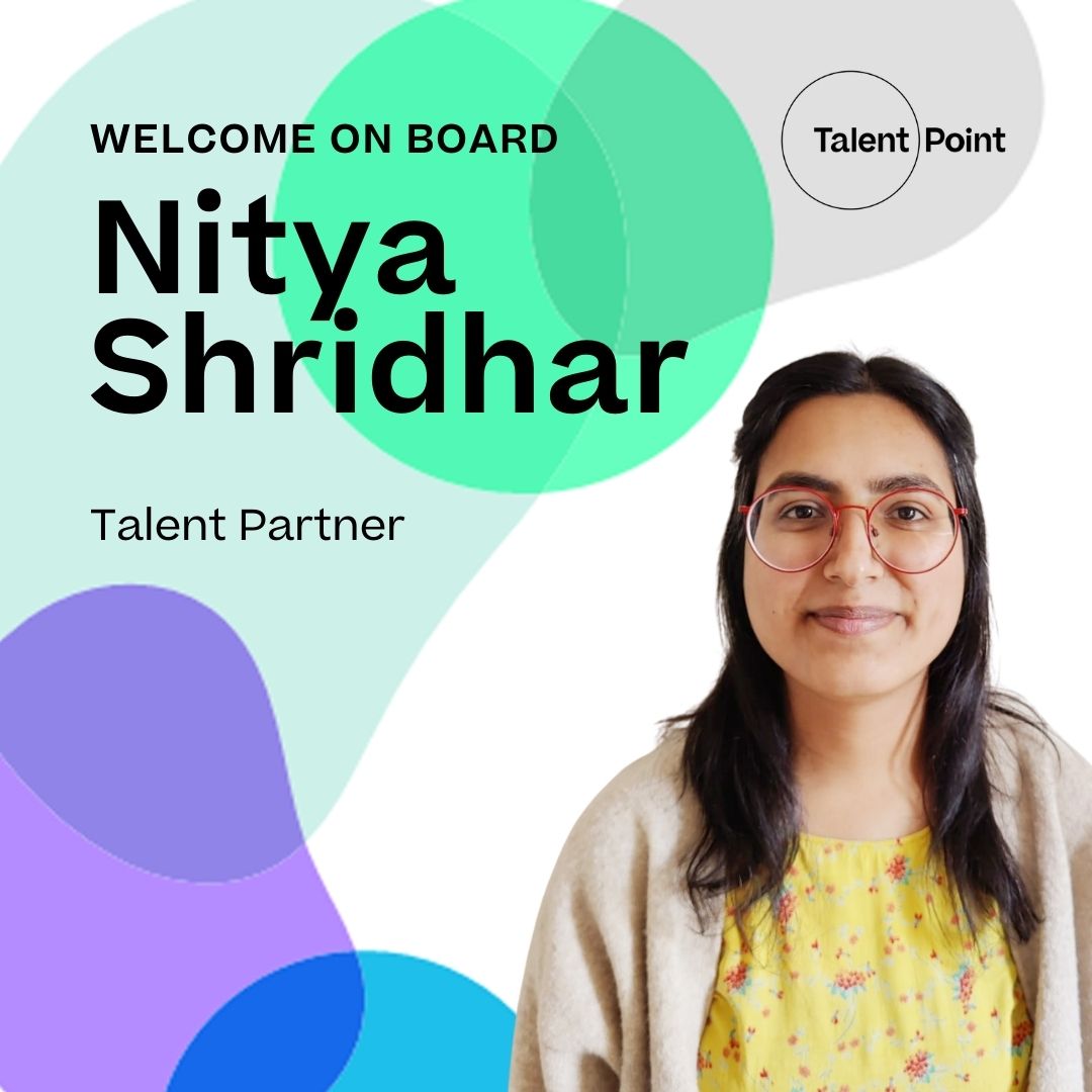 A huge welcome to Nitya Shridhar who joins <a href="/talentpointuk/">Talent Point</a> as a Talent Partner! 🥳

Want to find out more? talentpoint.co/join-us

#Tech #MeetTheTPTeam #TeamTalentPoint #CareerOpportunities #Hiring #TalentConsultancy #Recruitment #TalentAcquisition #BuildingTeamsFromWithin