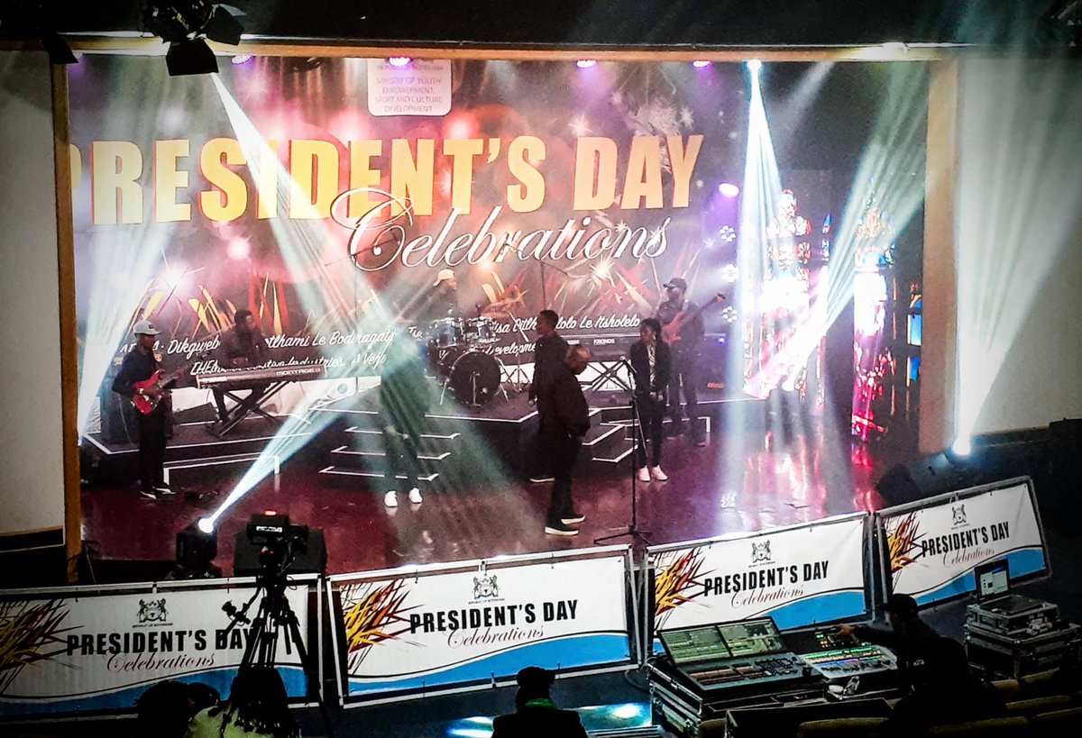 ColoursOSound's tweet photo. We are honoured to have been engaged as the technical production company for the 2020 Presidents Day Celebrations music performances that were broadcast on BTV and NOW TV over the holidays with thanks to the Ministry Of Youth Empowerment, Sport and Culture Development. https://t.co/diki9xJHE3