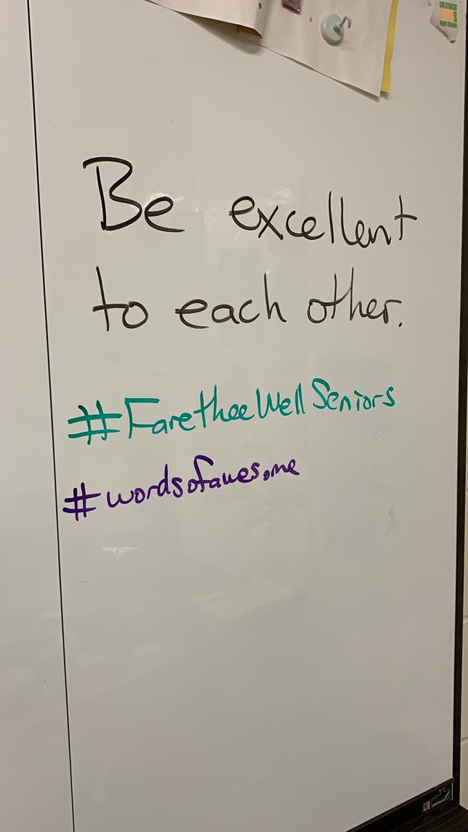 hoffmanscience's tweet photo. Last full day with seniors. #faretheewell #wordsofawesome for 5.24.22 https://t.co/3PkNkLJ2Iz