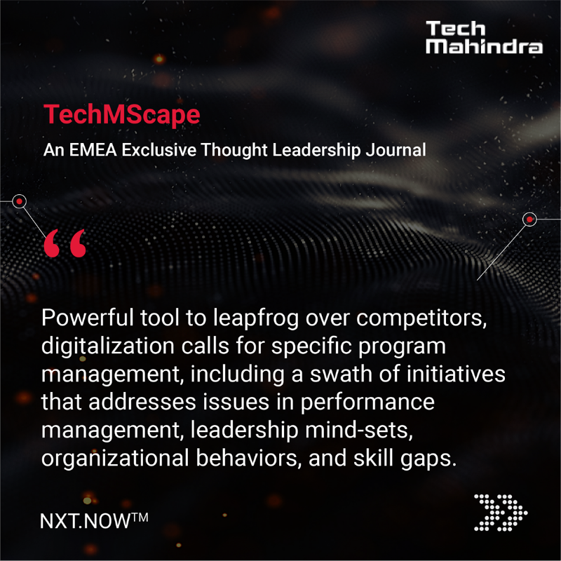 tech_mahindra's tweet photo. Vikram Nair, President - EMEA Business, @Tech_Mahindra, shares his views on #CustomerCentricity, in #TechMScape – An EMEA Exclusive Thought Leadership Journal.
📖Get your copy NOW - https://t.co/uoqYsrSLgS
#NxtNow #TechMahindraEurope