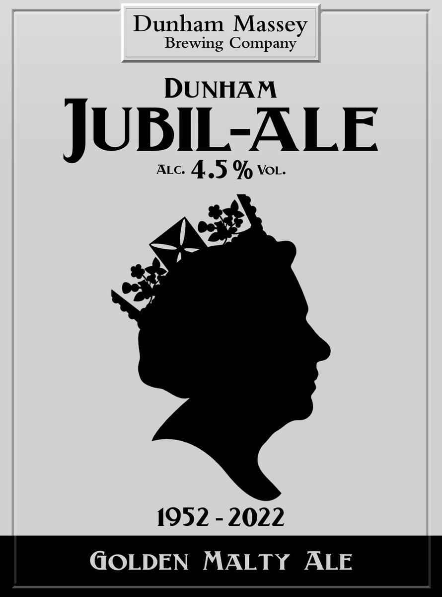 DunhamMasseyBrewing (@dunhammasseyale) on Twitter photo Introducing Dunham Jubil-ale! Inspired by a 70 year old recipe, this golden malty ale is our commemorative ale for the platinum jubilee. Available now in cask only. Email or call the brewery direct if you would like to order any. info@dunhammasseybrewing.co.uk / 0161 929 0663 Introducing Dunham Jubil-ale! Inspired by a 70 year old recipe, this golden malty ale is our commemorative ale for the platinum jubilee. Available now in cask only. Email or call the brewery direct if you would like to order any. info@dunhammasseybrewing.co.uk / 0161 929 0663