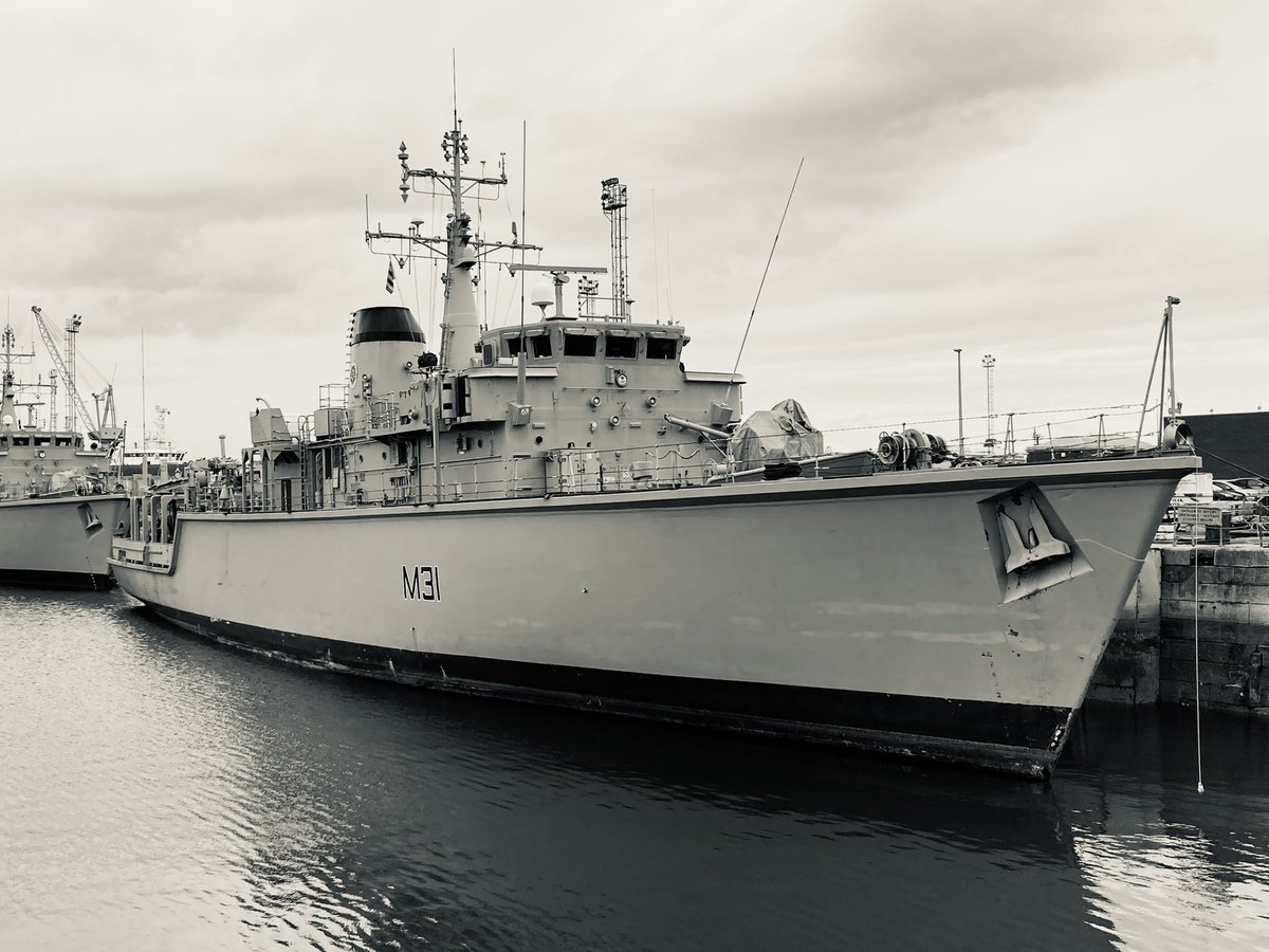 AGILtd_UK's tweet photo. The second oldest operational ship in the fleet recently marked a special birthday. 

.@HMSCattistock celebrated its 40th not with cake and candles - but a refit.

The work is set to keep the minehunter in service until she’s almost 50. 

Image from HMS Cattistock. https://t.co/CScjpn9MBC