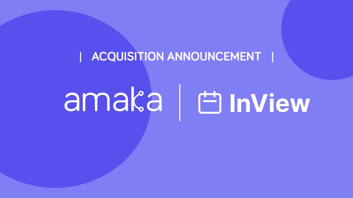 xumagazine's tweet image. Leader in #accounting integrations, @IoAmaka, is expanding their #SMB automation offering with the acquisition of @InViewApp! 🔂

With InView, invoices &amp;amp; bills are fetched from your accounting software &amp;amp; synced to your calendar app or Slack.

Read more 👉 links.xumagazine.com/v47pmz
