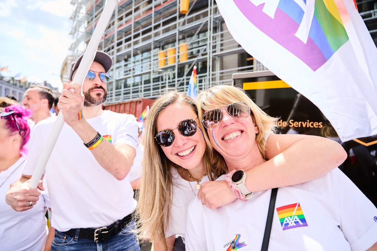 Open@work  #belgianpridebrussels2022 #proudtobeaxa #knowyoucan #beyourself