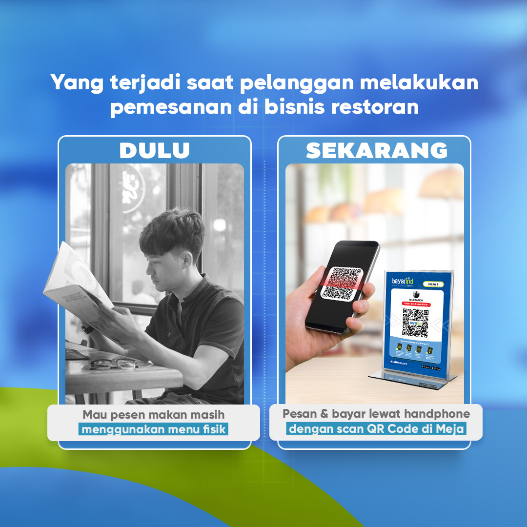 Bisnismu masih pakai cara lama? Coba pikir-pikir lagi yuk! Beralih dengan cara pemesanan yang praktis, cukup Order &amp; Pay lewat QR Table Pasarind.