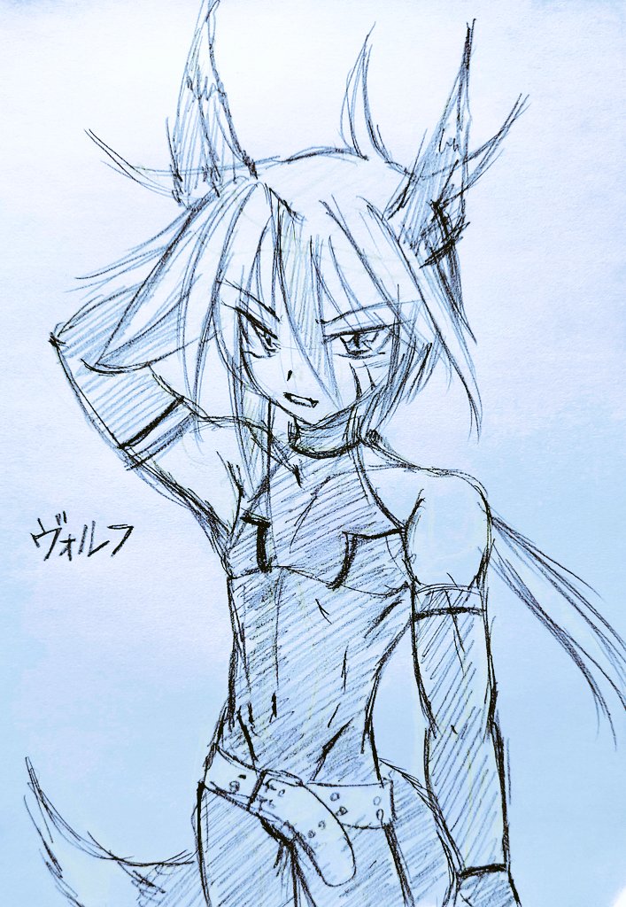 sab_Byako's tweet photo. ファング君🐺ヴォルフ君🐺
塗り塗りしてみた。 https://t.co/BplK6f5cnt