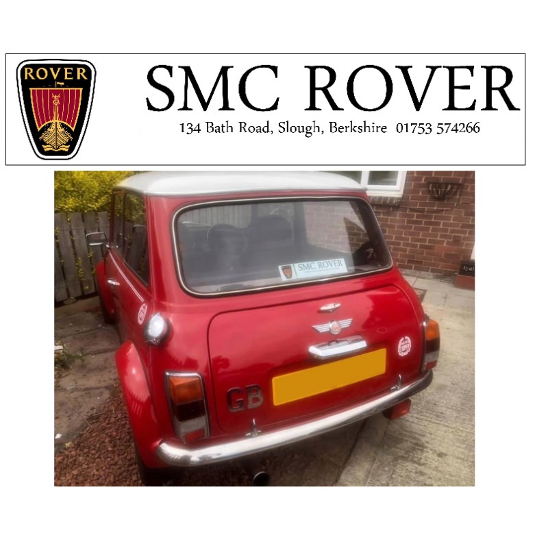 miniphernalia's tweet photo. SMC #Rover or #Slough #Berkshire Replica Window Sticker - https://t.co/tnQUG9y9lG Ideal finishing touch for your #MiniSportspack https://t.co/3Uda9Gyj4T