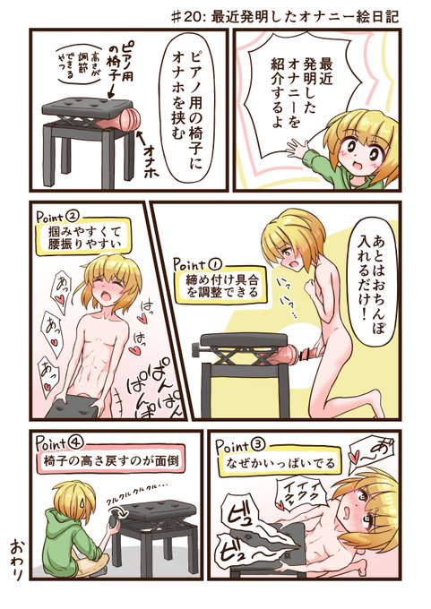 最近発明したオナニーの絵日記できた 