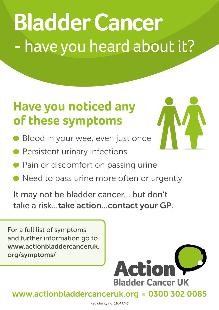 Actionbladderca's tweet photo. If you want to help @Actionbladderca raise awareness of bladder cancer & symptoms - download posters from our website https://t.co/TF8gEmRgGv or contact us for copies #bladdercancer #BladderCancerAwarenessMonth https://t.co/vp4gG2u30e