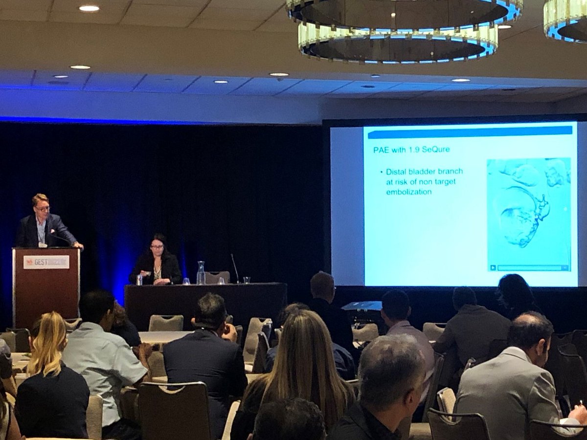 EmilyHirons1's tweet photo. @marklittle_IR Talking treatment of PAE, GAE, Tumour embolization and AML's at @thegestgroup 

What a great talk, congress and experience to be in New York with a packed out agenda of all things IR!
@GuerbetGroup https://t.co/LwFY54xngZ