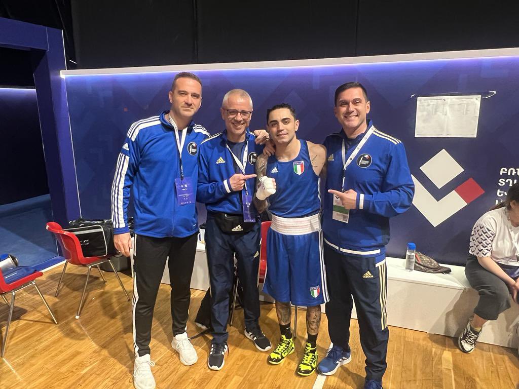 FPIBoxe's tweet photo. 🥊 🏆Euro22
🥊 🇮🇹 12 Azzurri 
📍 Yerevan 🇦🇲
📅 23-30 Maggio 
🏟 Sports Complex 
🥊 DAY 2 🇮🇹
🥊8° 54 Kg Cappaivs Boudhi🇧🇪 5-0
Manuel Parte alla grandissima  🥊🇮🇹😎 #Itaboxing #Euro22 #Pugilato https://t.co/sJLWN9FZYF