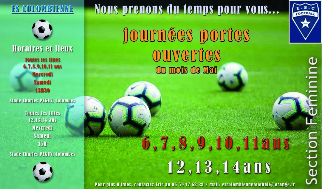 EJitiaux's tweet photo. Si Le #football est pratiqué sur un rectangle d'or, il doit être une passerelle pour que nos #footeuse performent dans les matières générales.
#escolombienne @VilleColombes une autre façon de pratiquer le #football #footballfeminin
De 6 à 18 ans... https://t.co/2Kxorg5mnj