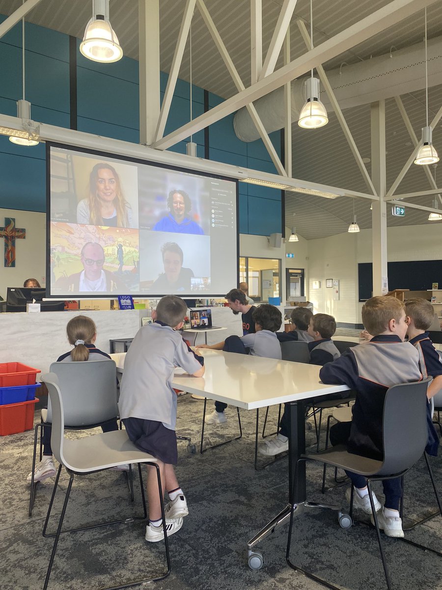 AislingPForbes's tweet photo. What an amazing experience for our Lego Club to be part of a live Q&amp;A with some Lego Masters contestants. We have some inspired students thanks to this experience #HCCEllenbrook @McRaeChris https://t.co/qzo6cV92ik