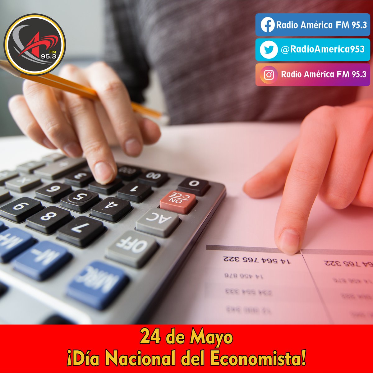 📌24 de Mayo - ¡Día Nacional del Economista!
➡La celebración se realiza teniendo en cuenta la fecha fundacional del Colegio de Graduados en Ciencias Económicas del Paraguay el 24 de mayo de 1946.