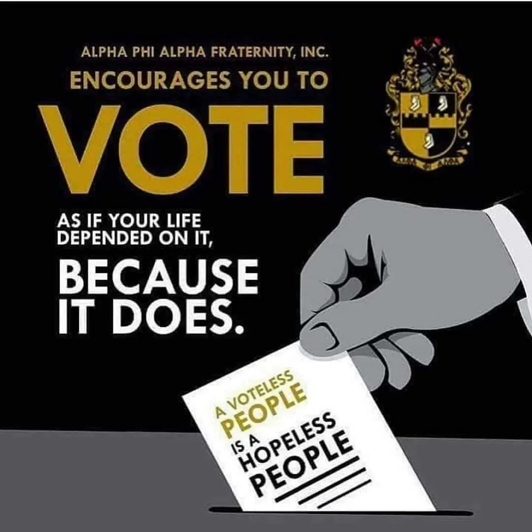 ClaytonAlphas's tweet image. The polls are open!!! If you haven't voted already, please go vote today!! No excuses!! Check your precinct, before you go!!  mvp.sos.ga.gov/s/ 

#AlphaPhiAlphaFraternityInc #PiGammaLambda🤙🏾🤙🏾🤙🏾 #ClaytonCountyAlphas #AVotelessPeopleIsAHopelessPeople