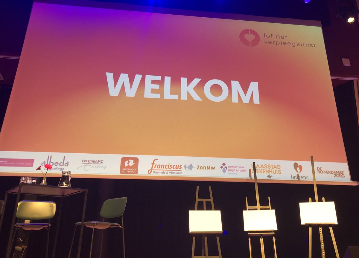 Lof der Verpleegkunst gaat beginnen! #verpleegkunst <a href="/drmoniquevdijk/">Monique van Dijk</a> @BureauJohan