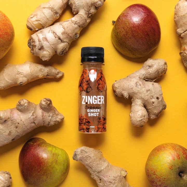 A glorious 73% organic apple juice and 27% organic ginger juice.. NOTHING ELSE!