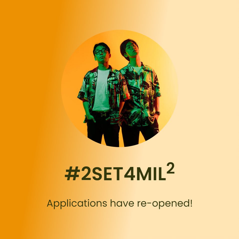 tsvcontent's tweet photo. Check the clock; it's time once again: #2SET4MIL is reopening applications! We're calling for musicians, editors, and more participants to join us for one final push towards that 4mil horizon ⁠— visit our Carrd link below for more info!

https://t.co/k0YOOYhfMV https://t.co/NU3BmPaY4c