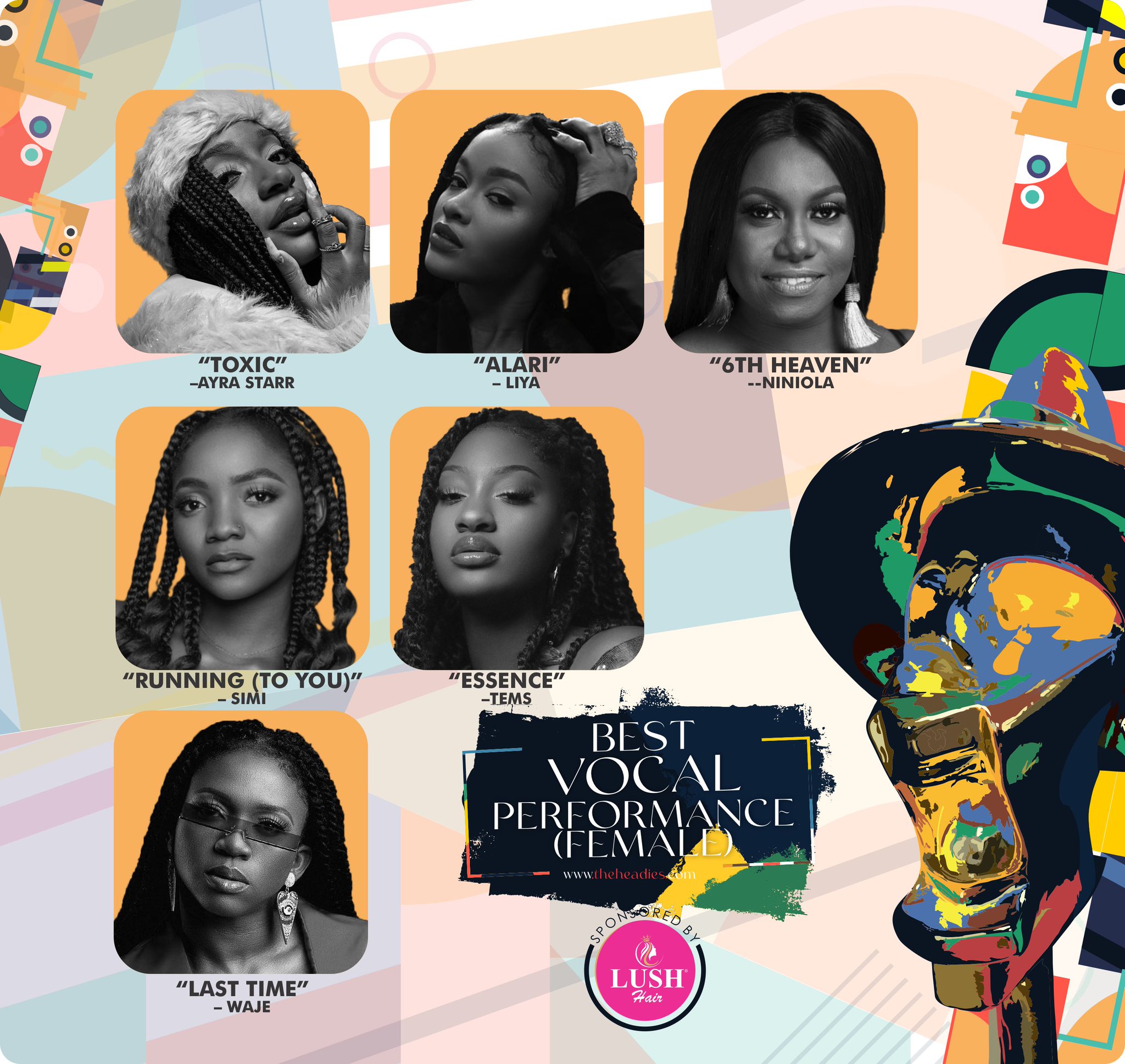 IG the_headies on Twitter "BEST VOCAL PERFORMANCE (FEMALE