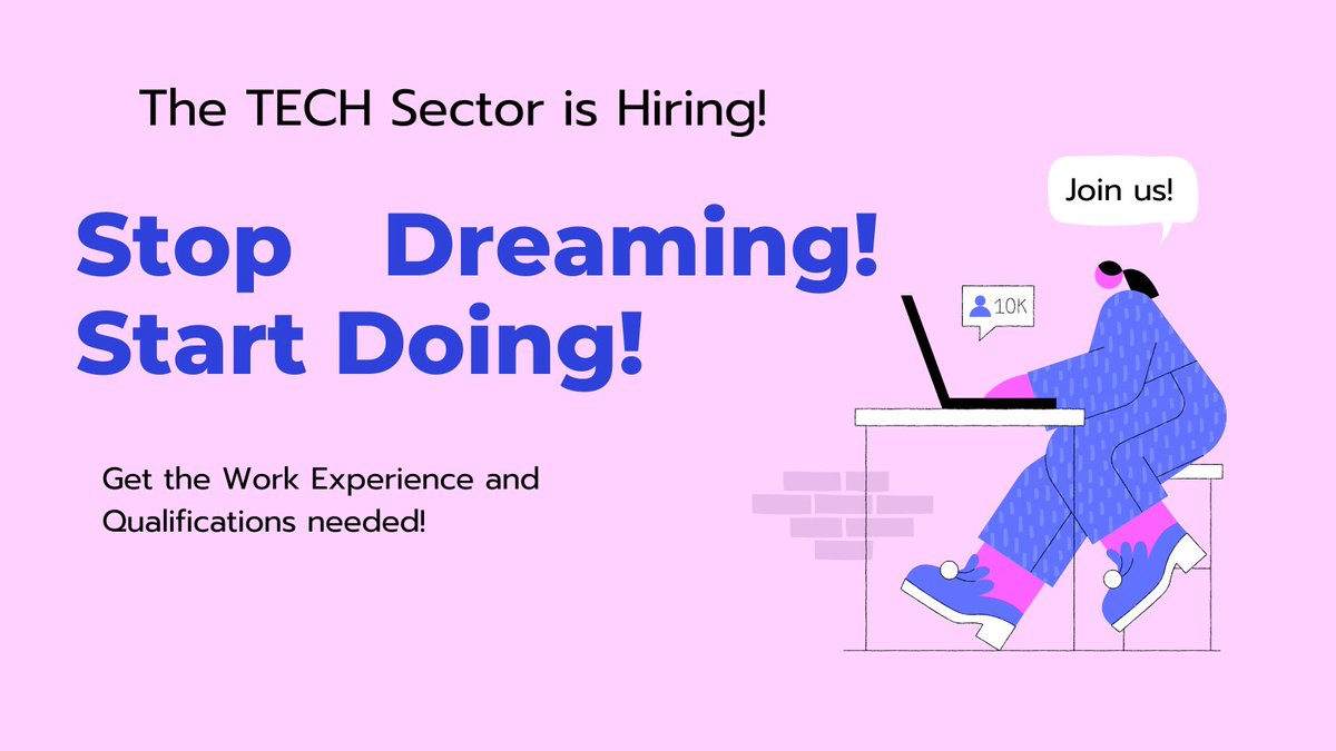 CloudCompCCFET's tweet photo. Dreaming of a job in the #IT #Tech sector?
Don't have #workExperience or #qualifications ?

#CloudComputing @DouglasSt_CCFET gives you skills in #hardware #software #programming #networking #operatingSystems #virtualisation #cloudComputing 
#internships and #workExperience https://t.co/kjTGxSgUAp