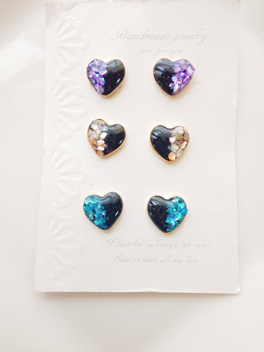 handmade1214's tweet photo. ハート×シェルピアス♥️

#minneで販売中 #ハンドメイド好きさんと繋がりたい https://t.co/gyjVsHws5x