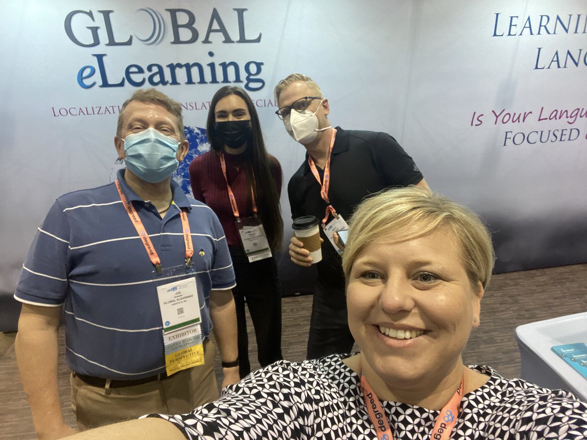 eLearningDOC1's tweet photo. @eLearningDOC1  had an amazing time collaborating with Global eLearning last week at the ATD conference in Orlando. It was amazing meeting all the talented learning and development professionals from all over the world. #elearning #learninganddevelopment #training #atd2022 https://t.co/viQi9SApla