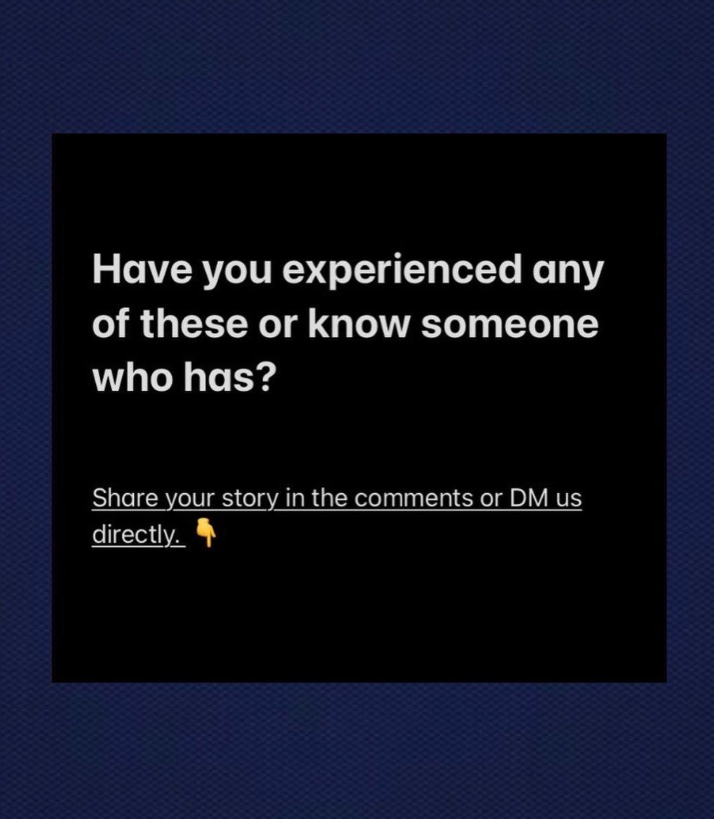 Have you experienced any of these or know someone who has? #shareyourstory

#stopdomesticviolenceagainstmen #domesticviolenceagainstmen #mentalhealth #dvamsydney