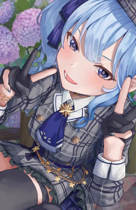 すいちゃんと紫陽花
#ほしまちぎゃらりー 