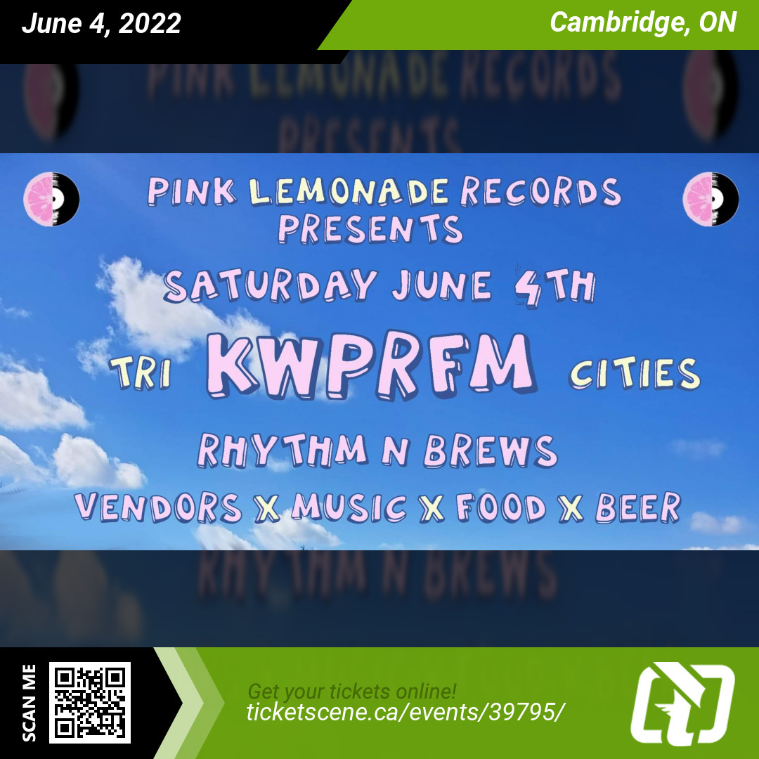 <a href="/thisishavehope/">HAVE HOPE</a> x <a href="/PinkLemonadeRec/">Pink Lemonade Records</a> present the KW Punk Rock Flea Market on June 4, 2022.
Get your tickets online ticketscene.ca/events/39795/
#cambridge