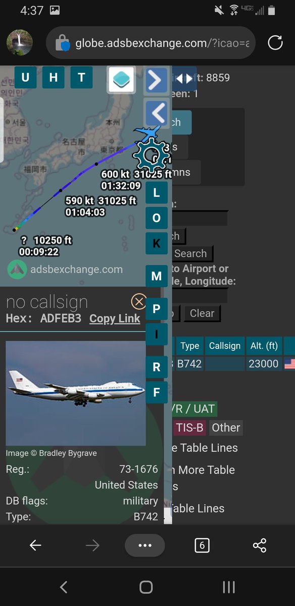norb420's tweet photo. #ADFEB3 as #JADE99 Up from Kadena Air Base RODN and headed back to Wright-Patterson AFB KFFO  currently refuelling as seen here-->https://t.co/PadtM964Ti https://t.co/pNqOaTmy5r