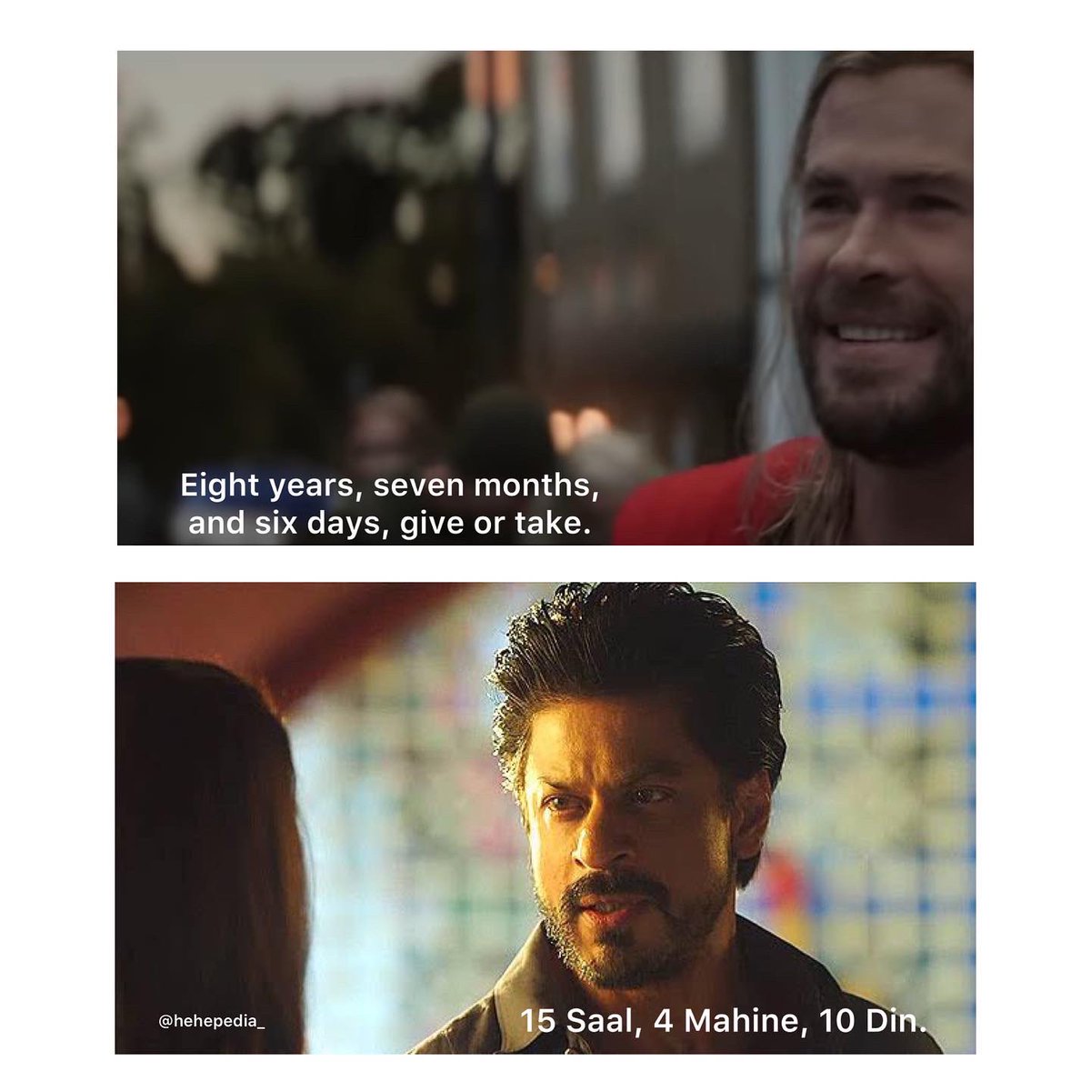 hshree_padia's tweet photo. Marvel fans ๐ค SRK fans.
#thorloveandthunder #thor #thoredit #thorodinson #loveandthunder #marvel #Memes https://t.co/Mdm5Jw6RoB
