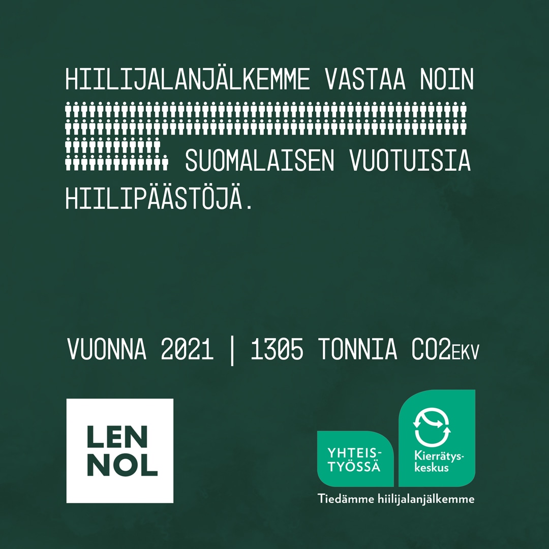 Laskimme hiilijalanjälkemme ensimmäistä kertaa! Oman toimintamme päästöt ovat pienet. #hiilijalanjälki #vastuullinenkumppani lennol.fi/vastuullisuus/…