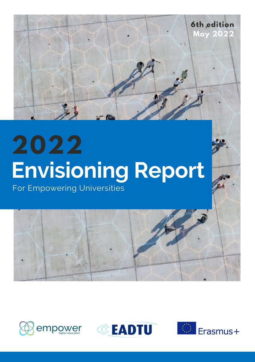 EADTU's tweet photo. The 6th edition of the Envisioning report, with 14 contributions on new modes of teaching and learning, is now available! It is published here: https://t.co/K13B6KzyxP https://t.co/HI83hV7EqS