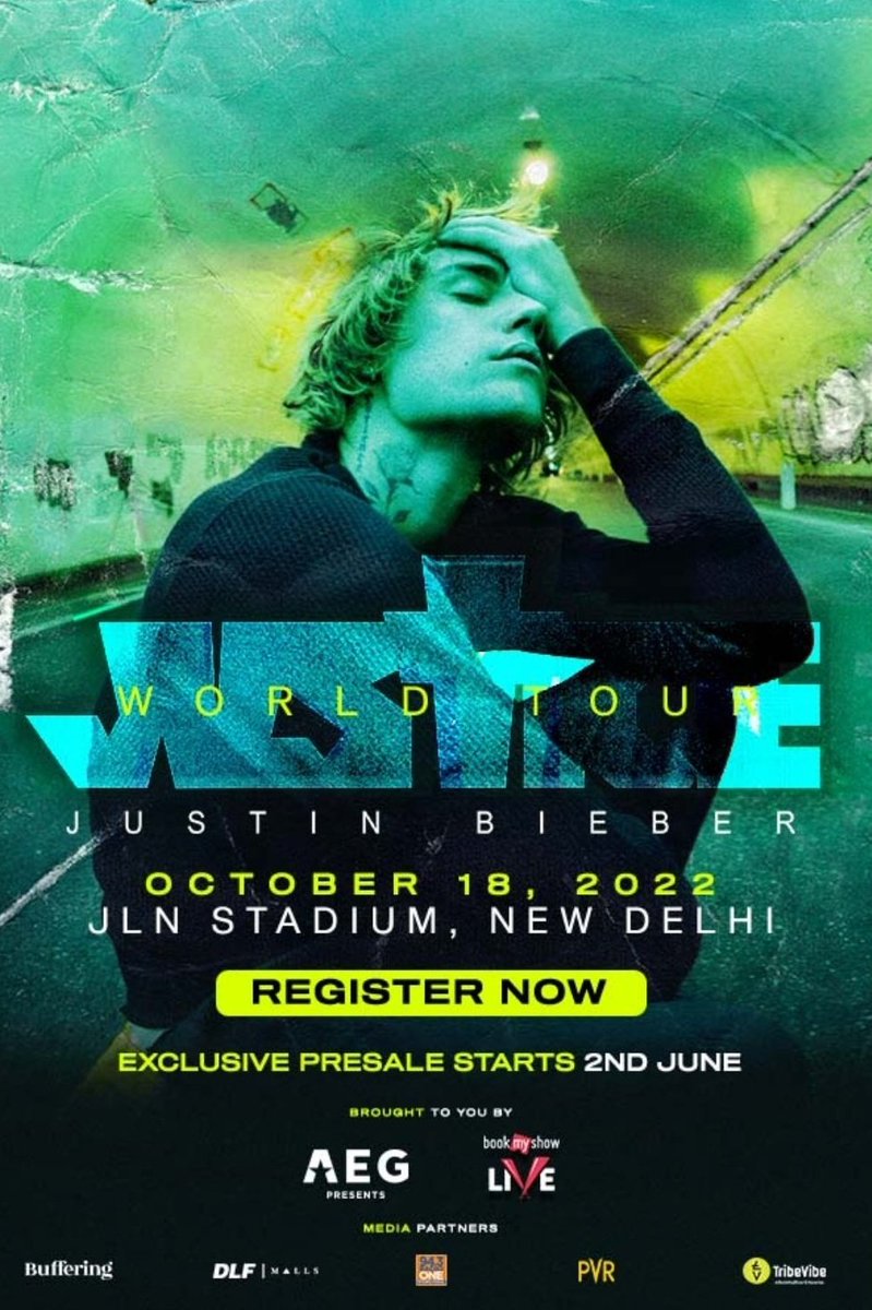 JBTSinIndia's tweet photo. Pre-sale for #JusticeWorldTourIndia opens 2nd June, 12 noon IST. We're actively looking at helping fans with tickets, travel and stay, media, promotions and fan projects if any!

Feel free to join fellow Beliebers on our Telegram group chat for the same: https://t.co/dDpPazOAR3 https://t.co/4kukQhH4pP