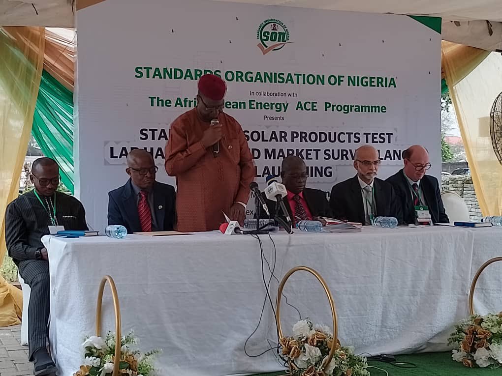 Standards Organization of Nigeria in collaboration with <a href="/ACE_TAF/">Africa Clean Energy Technical Assistance Facility</a> and the International Finance Corporation, launch the Quality Testing Lab for Standalone Solar Products and handover of the Market Surveillance Plan.The plan will help ensure that solar products are 💯

<a href="/UKinNigeria/">UK in Nigeria🇬🇧🇳🇬</a>