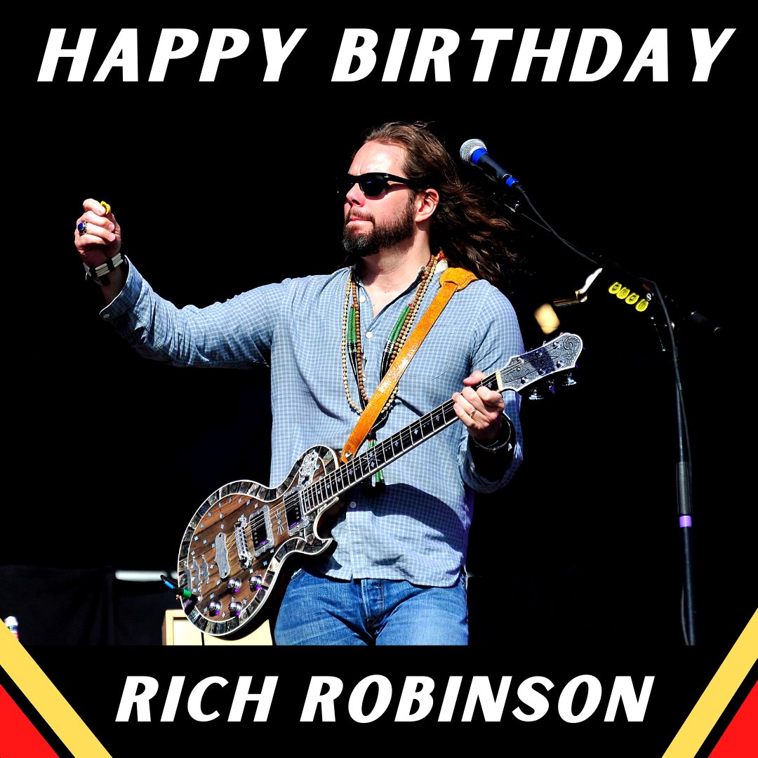 Happy Birthday to founding member of The Black Crowes, guitarist Rich Robinson! Photo by Matt Kent/Getty Images 