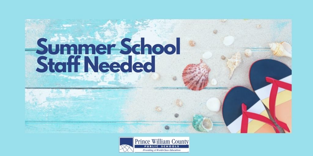 PWCSRecruit's tweet image. Are you, or someone you know, interested in working during our PWCS Summer School Program? It&apos;s not too late! 
Apply at pwcs.edu/employment
#youbelonghere #pwcssummerschool