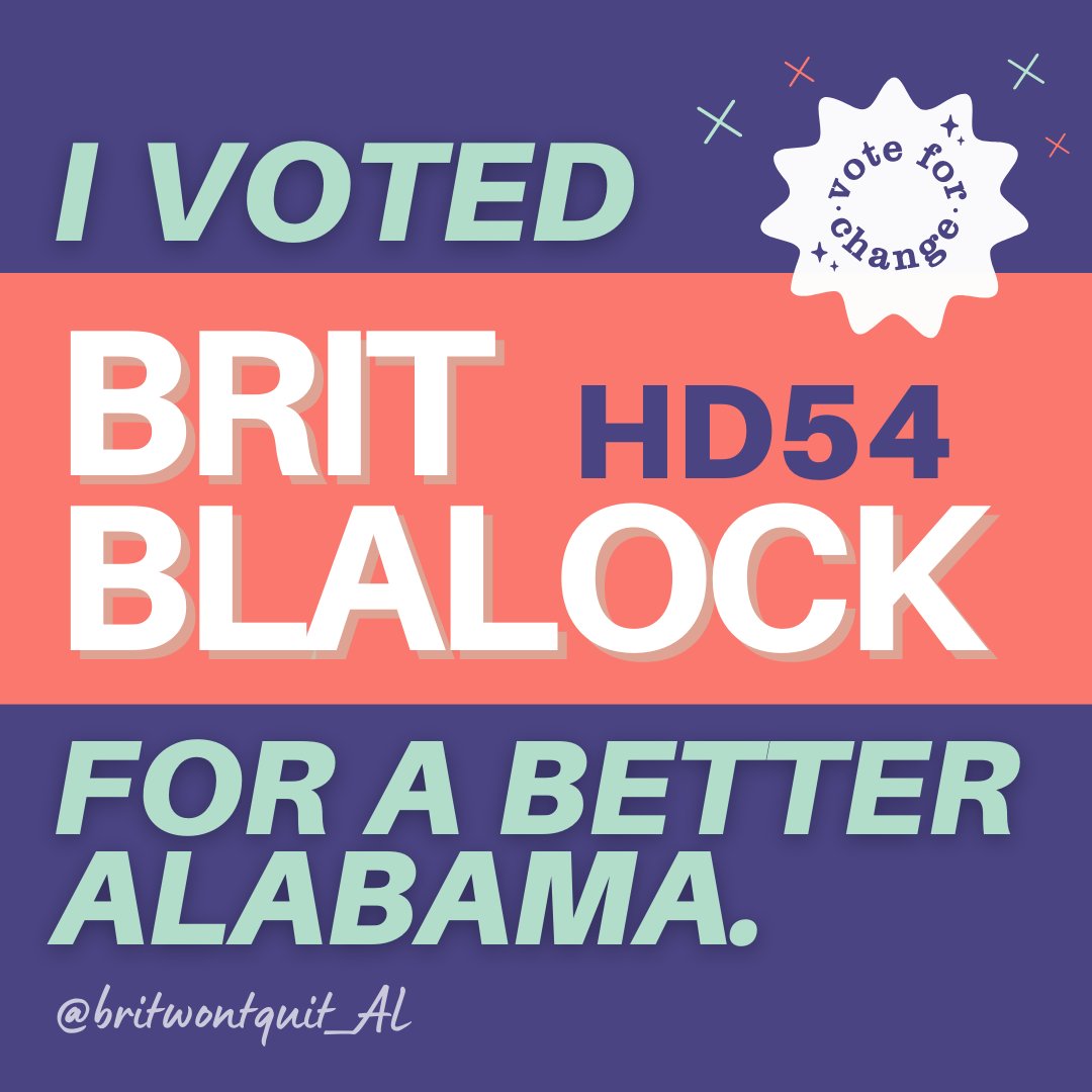 Brit Blalock for AL House District 54 tweet media