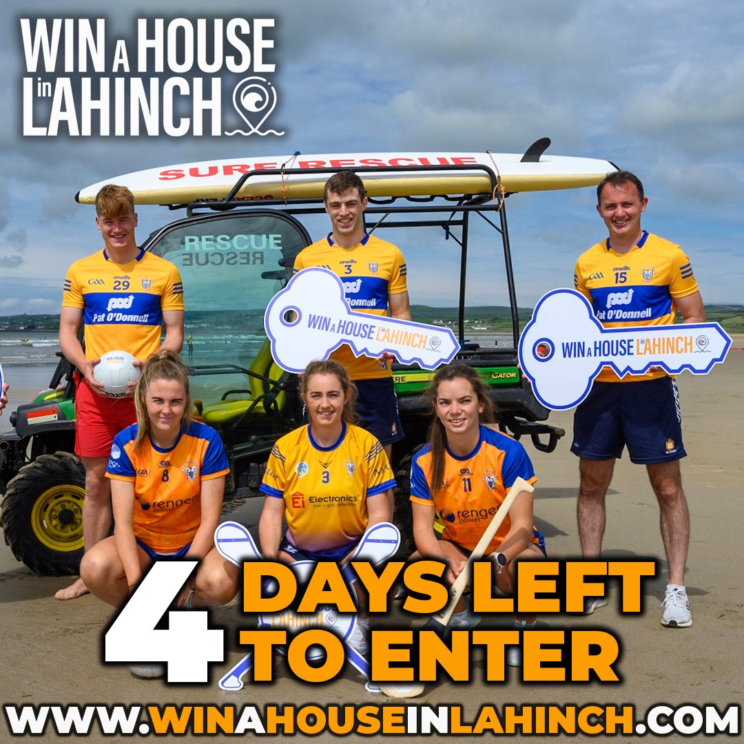 Eire Óg Inis  Win free entry to Clare GAA's Win a house in Lahinch draw in  our Ryder Cup Prediction Comp.