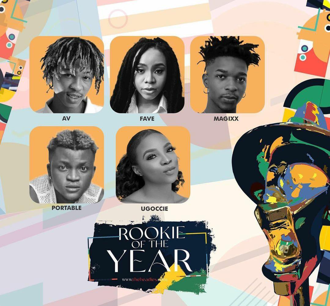 I got nominated for Headies rookie of the year!! Jesussssss!!!😭😭😭