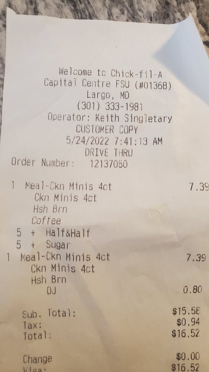 DCSLJD's tweet photo. @ChickfilA Seriously??? https://t.co/ACUHuY3j6m