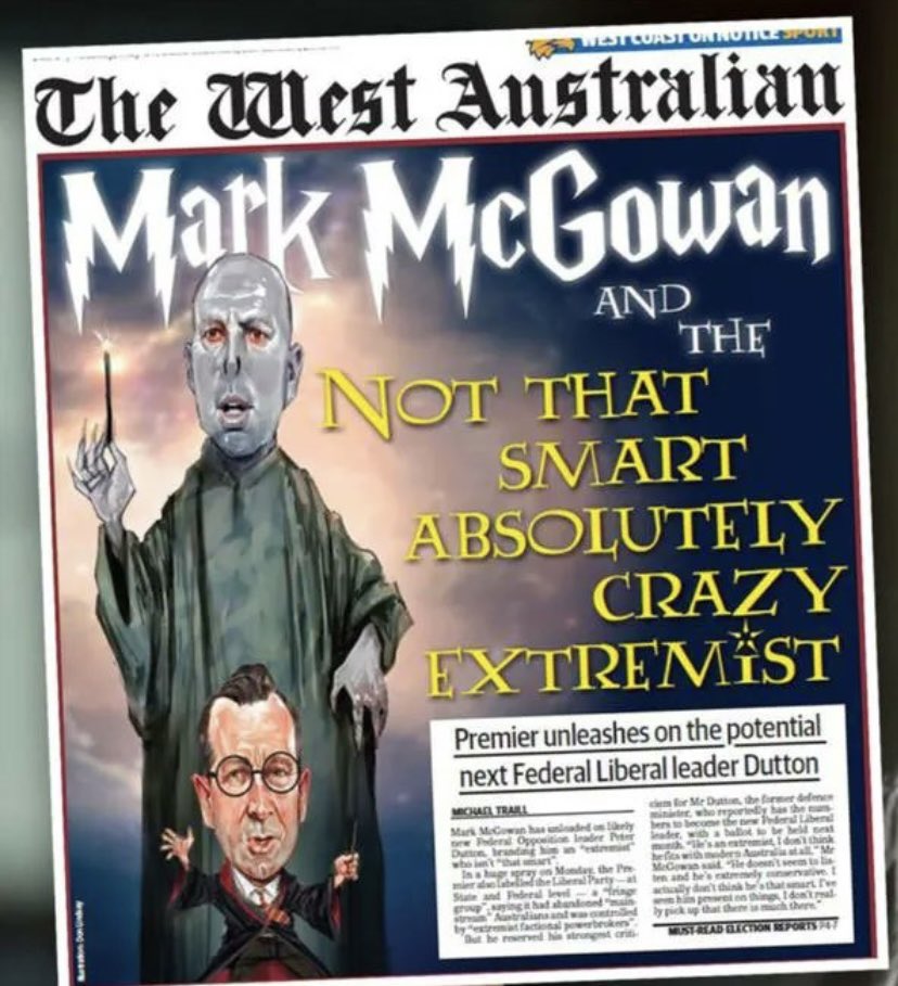 ha ha! this is genius 😂 #auspoll2022 #Dutton #MarkMcGowan #potato #HarryPotter