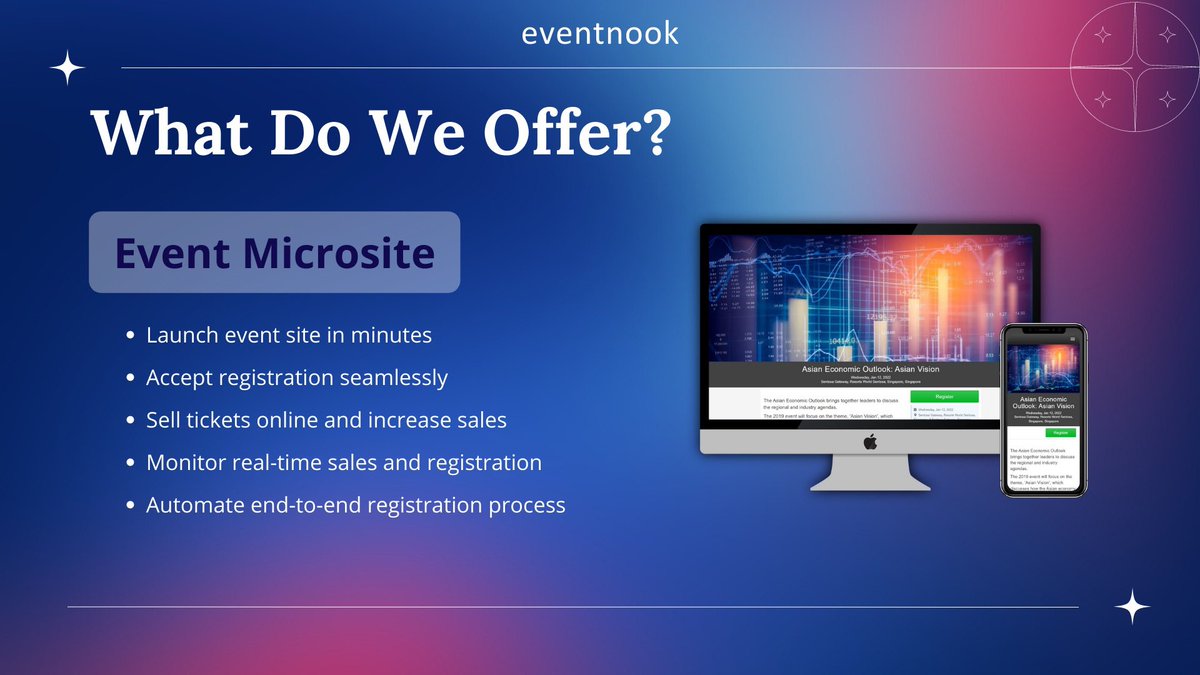 eventnook's tweet photo. Looking to make your next event a hassle-free &amp; seamless experience?

Check out a brief idea of how EventNook Platform can make your event management and registration process to the next level. https://t.co/e3ayGUU8L9